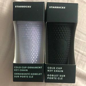 Set of Starbucks keychains new in box sealed